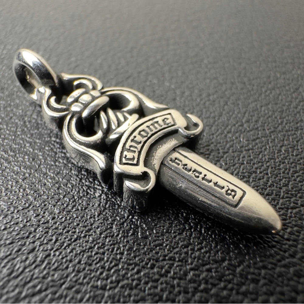 Chrome Hearts Tiny Double Sided Dagger Pendant